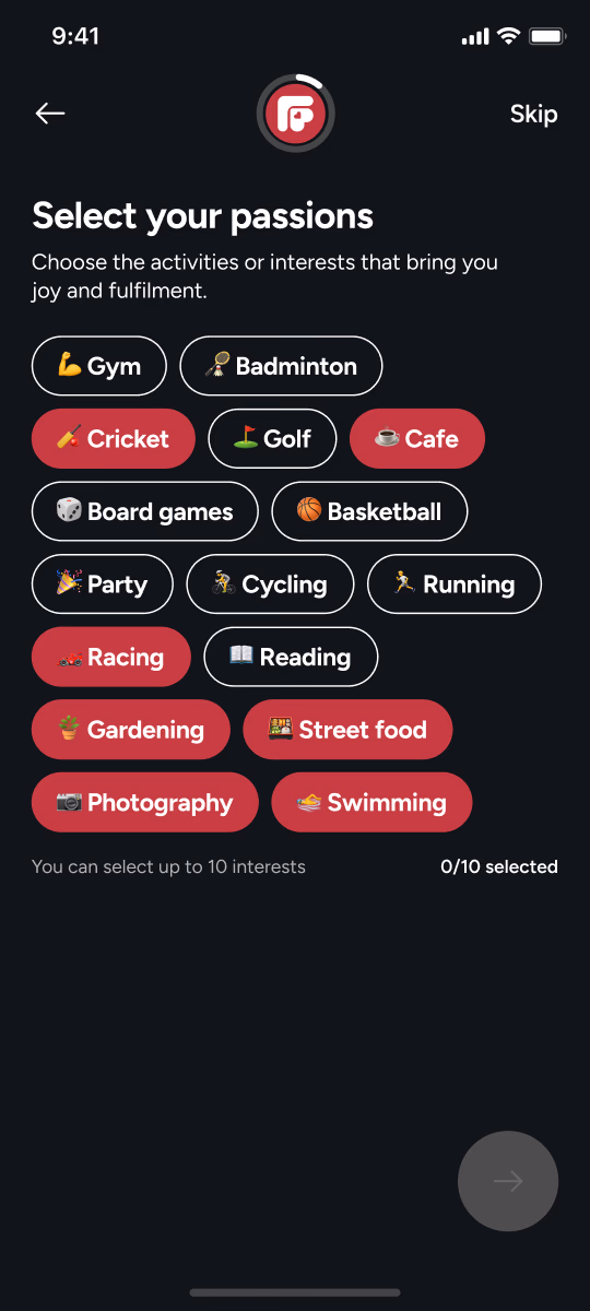UI screen 3